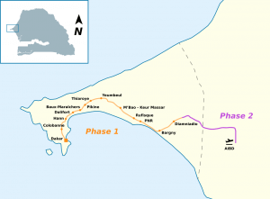 Plan de la ligne DAKAR